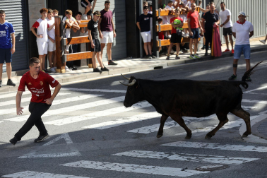 Fotos de las vaquillas en las fiestas de Mutilva./