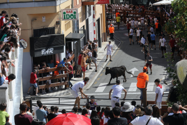 Fotos de las vaquillas en las fiestas de Mutilva./