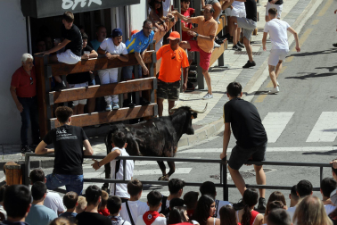 Fotos de las vaquillas en las fiestas de Mutilva./