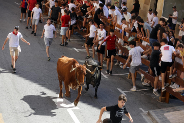 Fotos de las vaquillas en las fiestas de Mutilva./