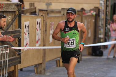 Participantes de la carrera 'La Media San Fermín' 2023.
