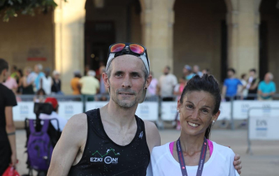 Los ganadores de La Media San Fermín 2023: Mikel Fernández y Amaia Melero