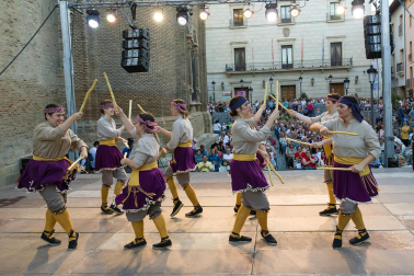 Paloteado del Casco Antiguo de Tudela durante las fiestas de San Pedro 2023