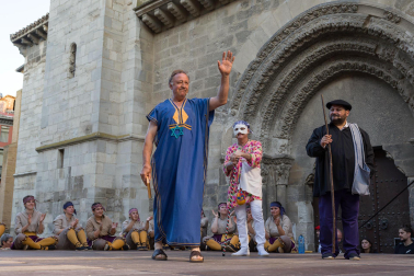 Paloteado del Casco Antiguo de Tudela durante las fiestas de San Pedro 2023