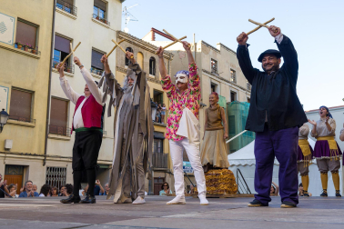 Paloteado del Casco Antiguo de Tudela durante las fiestas de San Pedro 2023