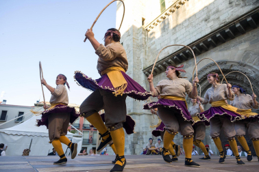 Paloteado del Casco Antiguo de Tudela durante las fiestas de San Pedro 2023