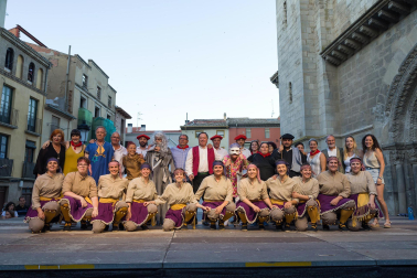 Paloteado del Casco Antiguo de Tudela durante las fiestas de San Pedro 2023