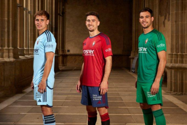 Camisetas de Osasuna para la nueva temporada./