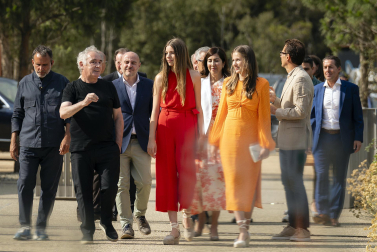 Leonor y Sofía, en el acto organizado por la Fundación Princesa de Girona