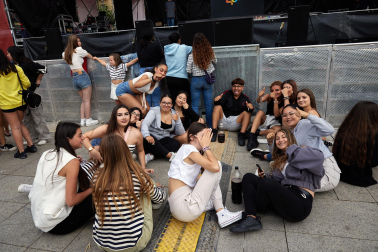 Fotos del ambiente en Pamplona el 5 de julio./