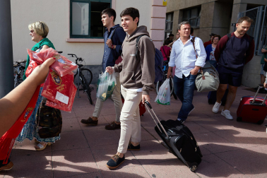 Fotos del ambiente en Pamplona el 5 de julio./