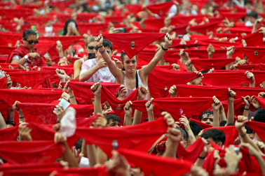 Chupinazo San Fermín 2023 en la Plaza del Castillo
