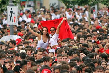 Chupinazo San Fermín 2023 en la Plaza del Castillo