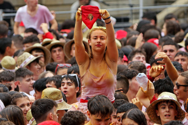 Chupinazo San Fermín 2023 en la Plaza del Castillo
