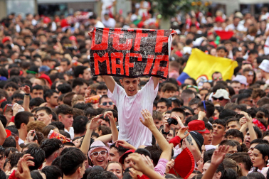 Chupinazo San Fermín 2023 en la Plaza del Castillo