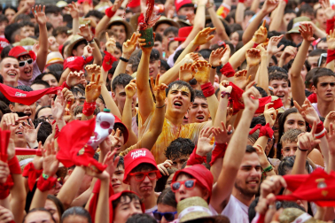Chupinazo San Fermín 2023 en la Plaza del Castillo