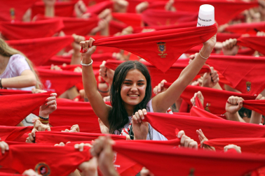 Chupinazo San Fermín 2023 en la Plaza del Castillo