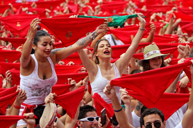Chupinazo San Fermín 2023 en la Plaza del Castillo