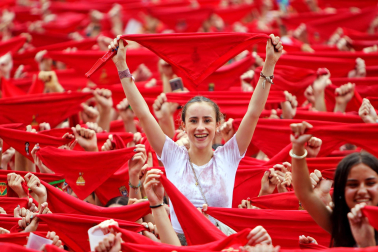 Chupinazo San Fermín 2023 en la Plaza del Castillo