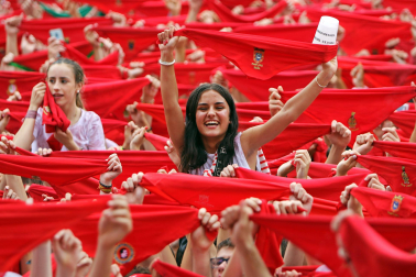 Chupinazo San Fermín 2023 en la Plaza del Castillo