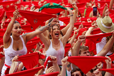 Chupinazo San Fermín 2023 en la Plaza del Castillo
