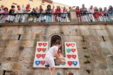 Primer encierro de San Fermín en el tramo de Santo Domingo