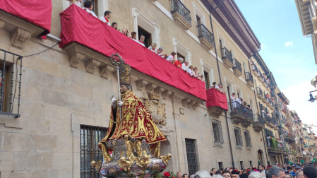 San Fermín, en la plaza del Consejo