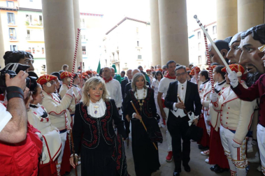 Imágenes de la procesión de San Fermín 2023