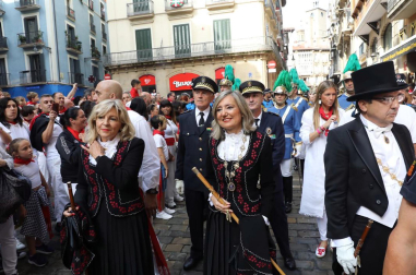 Imágenes de la procesión de San Fermín 2023