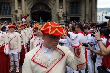 Imágenes de la procesión de San Fermín 2023
