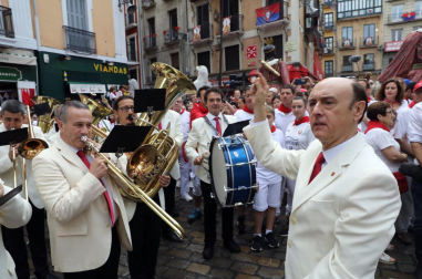 Imágenes de la procesión de San Fermín 2023