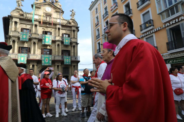 Imágenes de la procesión de San Fermín 2023