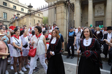 Imágenes de la procesión de San Fermín 2023