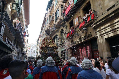 Imágenes de la procesión de San Fermín 2023