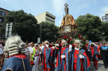 Imágenes de la procesión de San Fermín 2023