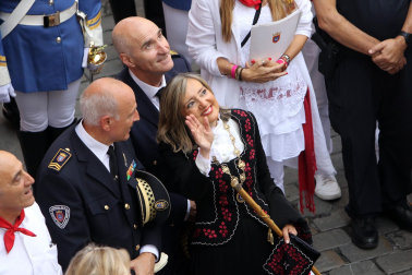Imágenes de la procesión de San Fermín 2023