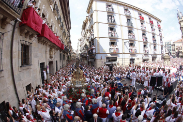 Imágenes de la procesión de San Fermín 2023