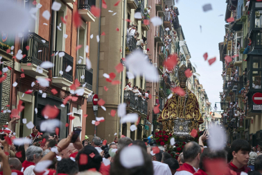 Imágenes de la procesión de San Fermín 2023