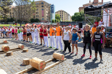 Fotos de la primera jornada de Herri Kirolak de los Sanfermines 2023.