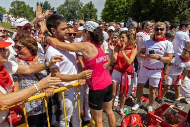 Fotos de la primera jornada de Herri Kirolak de los Sanfermines 2023.