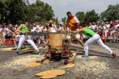 Fotos de la primera jornada de Herri Kirolak de los Sanfermines 2023.