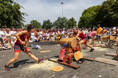 Fotos de la primera jornada de Herri Kirolak de los Sanfermines 2023.