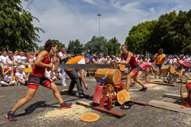 Fotos de la primera jornada de Herri Kirolak de los Sanfermines 2023.