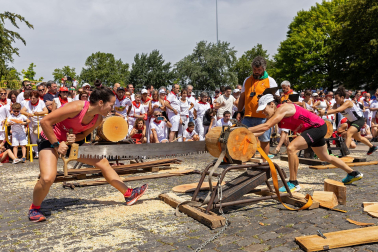 Fotos de la primera jornada de Herri Kirolak de los Sanfermines 2023.