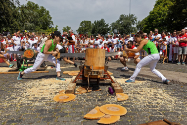 Fotos de la primera jornada de Herri Kirolak de los Sanfermines 2023.
