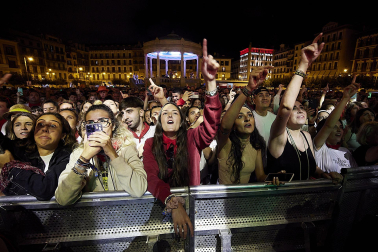 Concierto de Dani Fernández en San Fermín 2023.