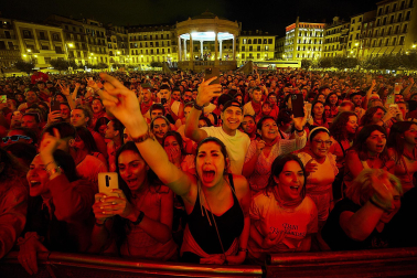 Concierto de Dani Fernández en San Fermín 2023.