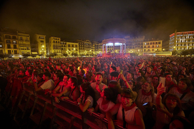 Concierto de Dani Fernández en San Fermín 2023.