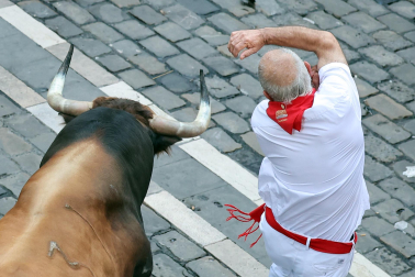 Cuarto encierro de San Fermín.