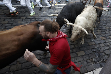 Cuarto encierro de San Fermín 2023.